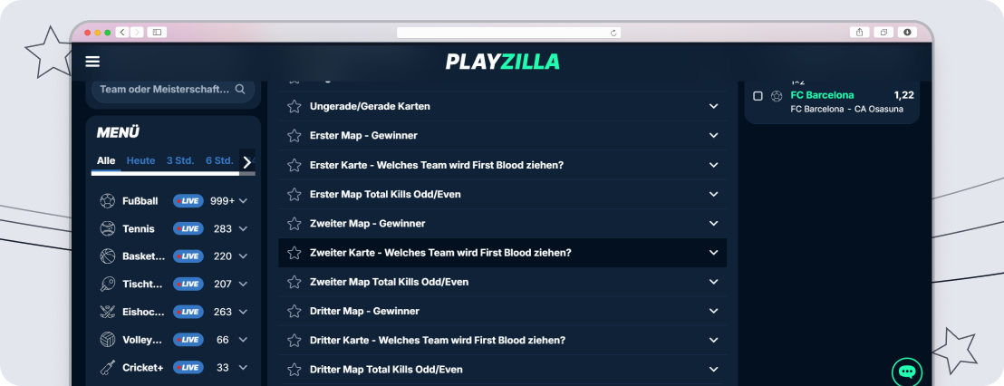 Playzilla League of Legends Wettmaerkte
