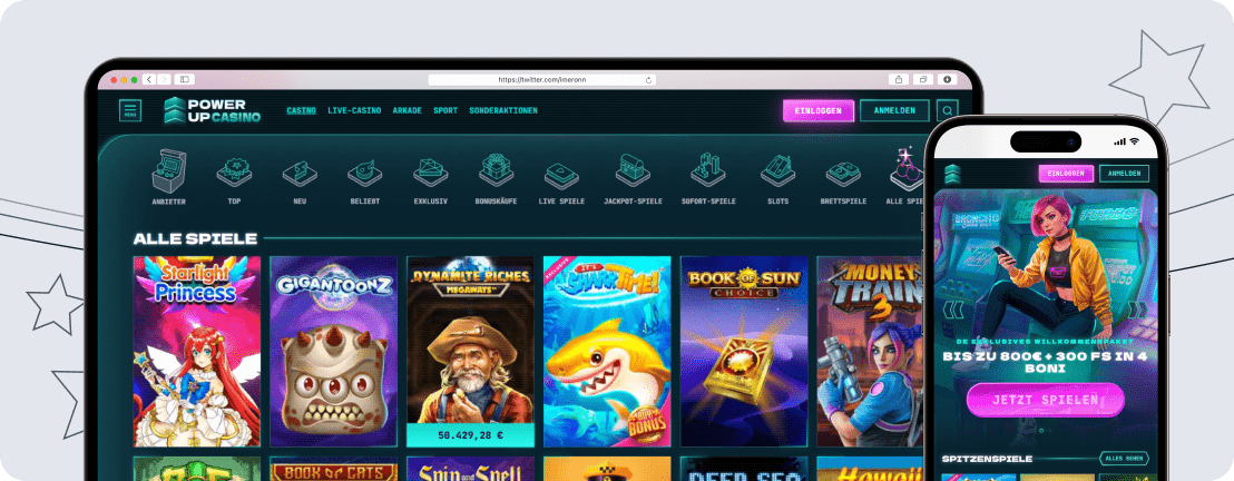 PowerUp Casino Erfahrungen – Casinospiele