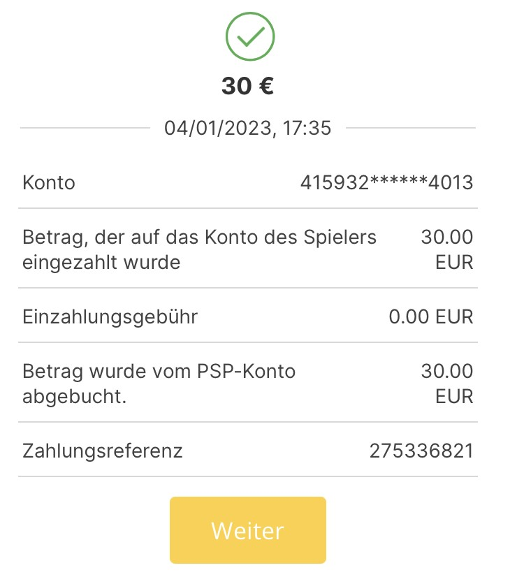 QBet Einzahlung 30 Euro