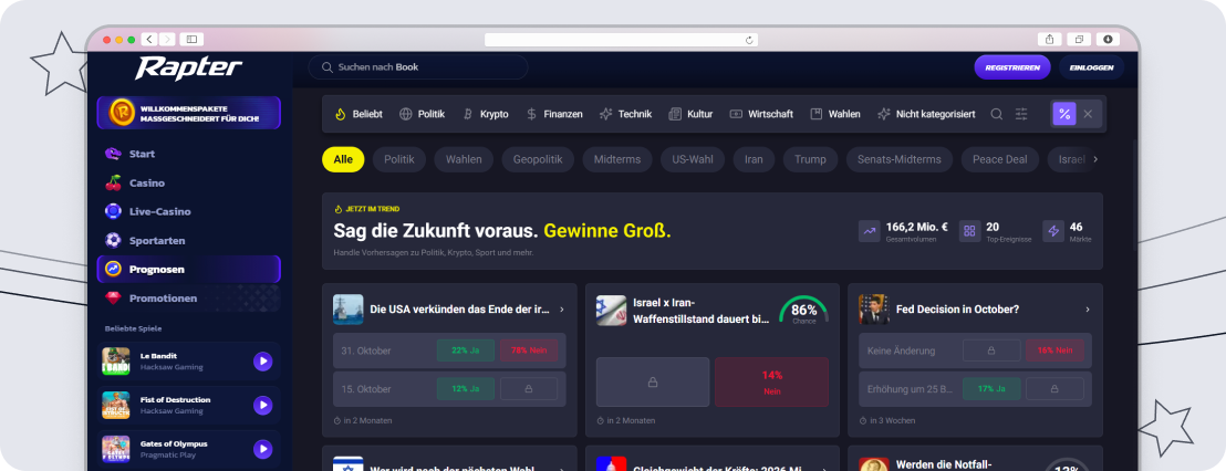 Rapter Spezialwetten