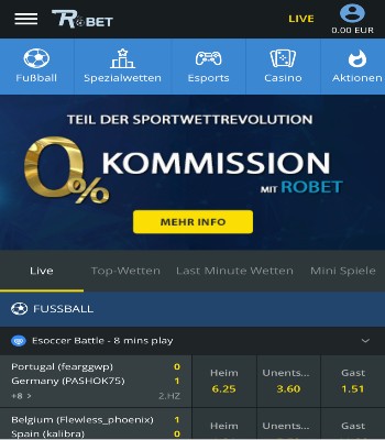 Robet247 Sportwetten Erfahrungen – Mobile App