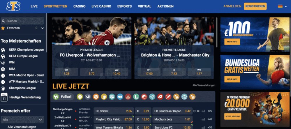 STSbet Sportwetten