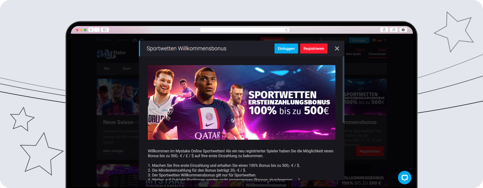 MyStake Bonus Codes für 2024 Jetzt MyStake Bonus Code sichern