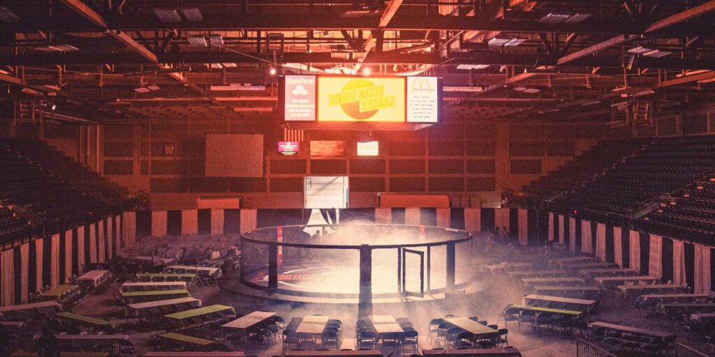 Symbolbild eines MMA-Rings