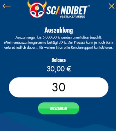 ScandiBet Erfahrungen – Auszahlungstest