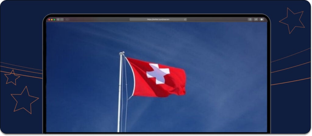Schweizer Flagge im neuen Template