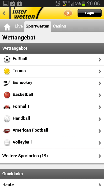 Interwetten App für iPhone, iPad & Android (+ Download)