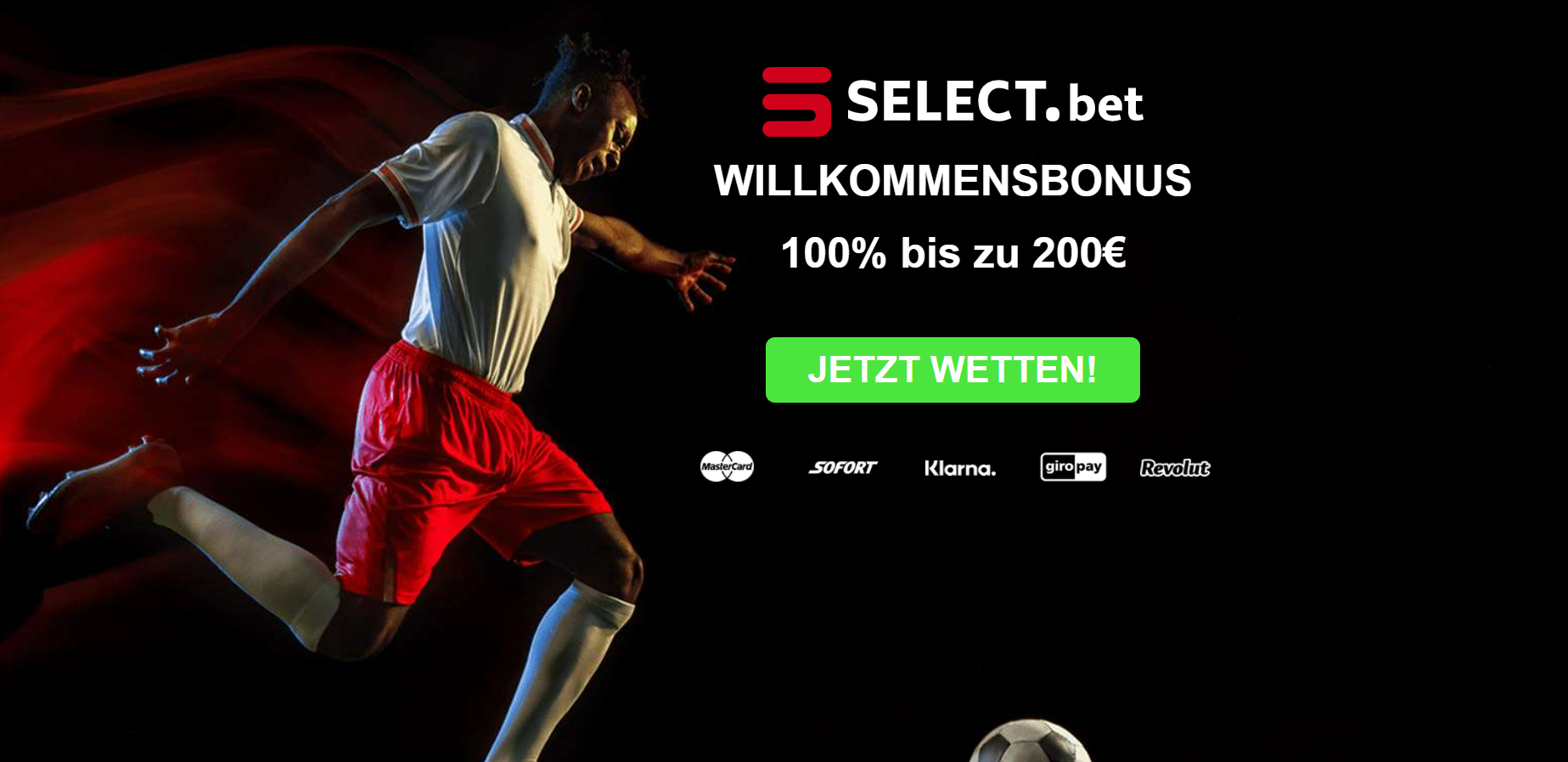 Wettangebot von Select.bet