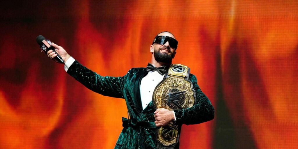 Seth Rollins mit seinem Titel