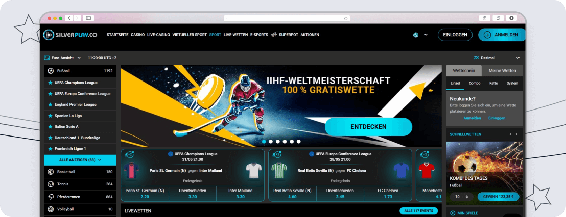 Silverplay Wettangebot