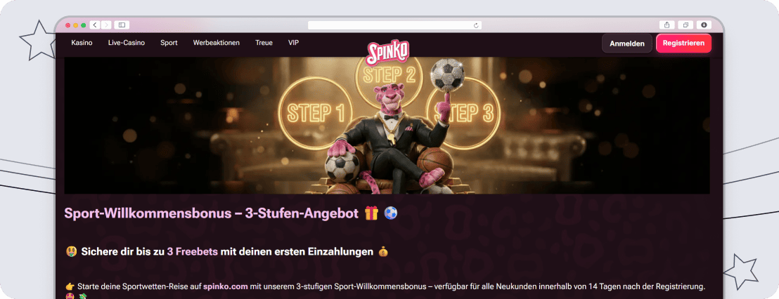 Spinko Willkommensbonus
