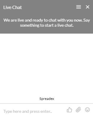 Live Chat bei Spreadex