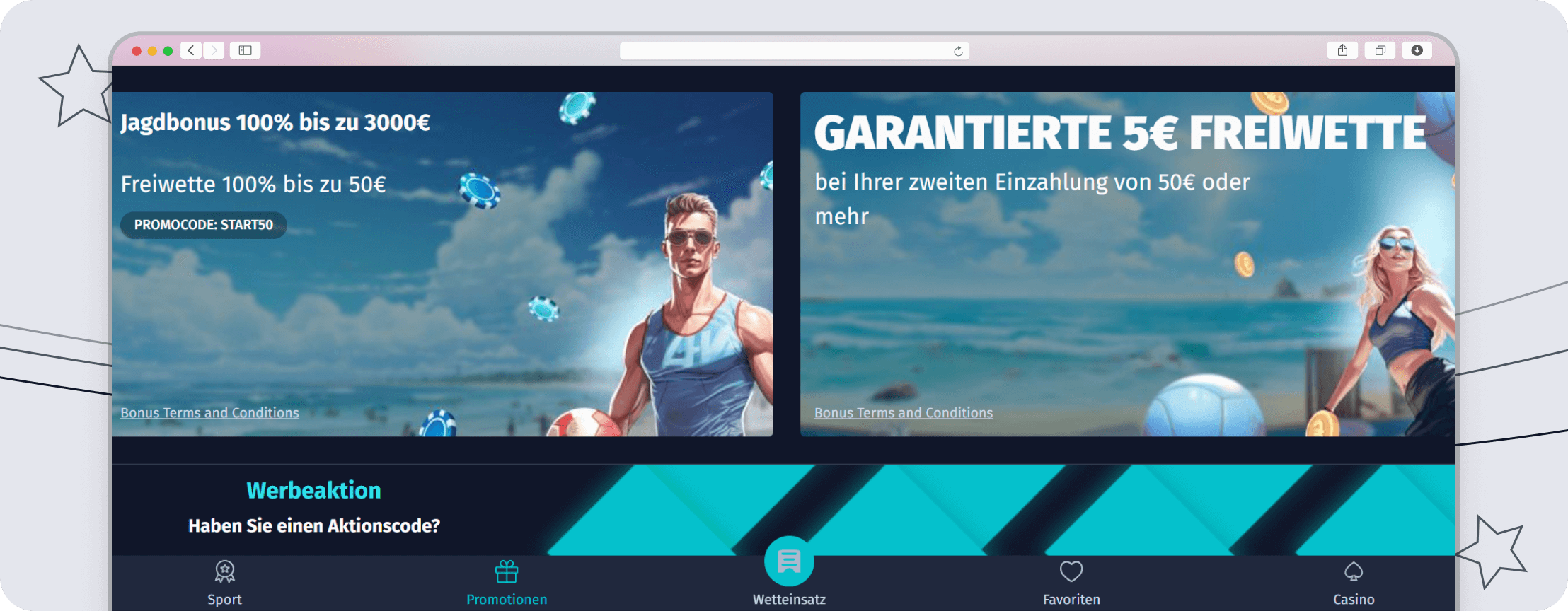 Surfplay Willkommensbonus für Sportwetten bis 3.000€ plus Freiwette