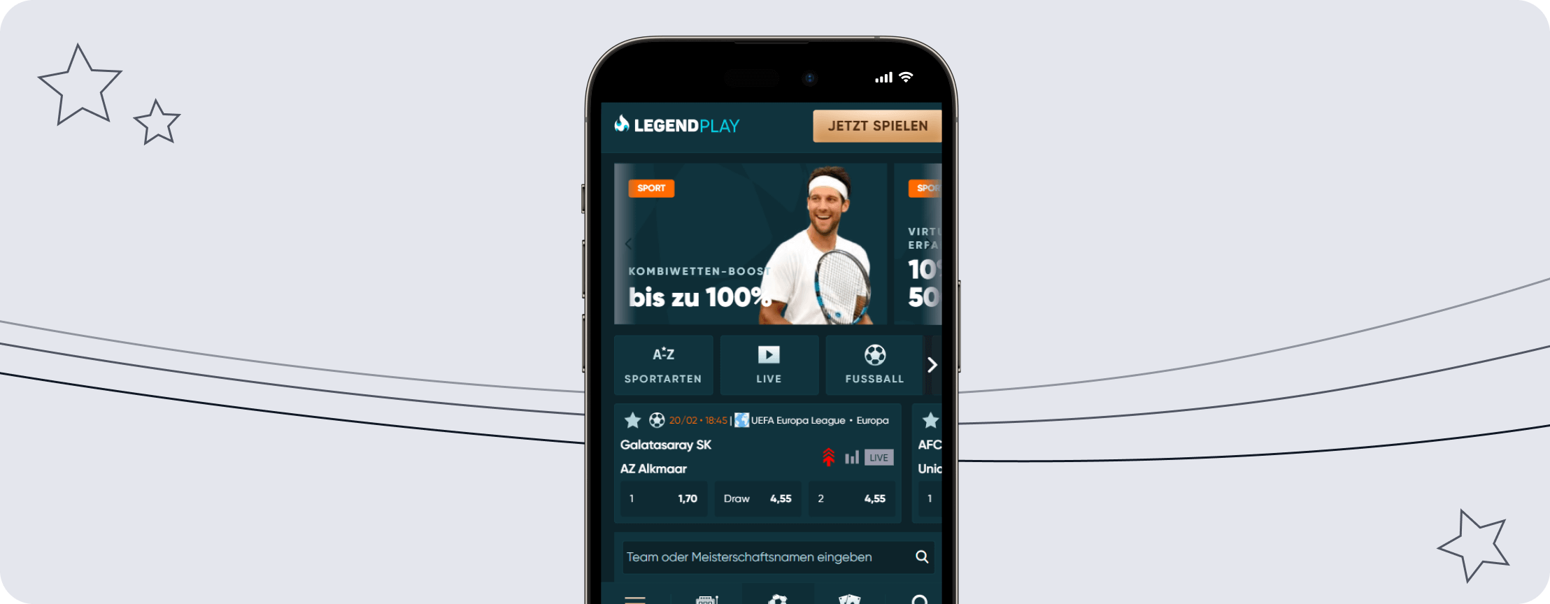 Tipico Schweiz LegenPlay App