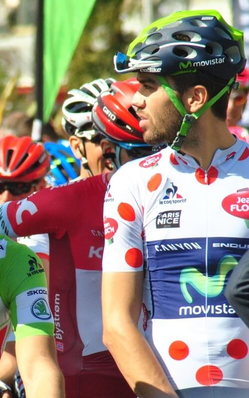 Tour de France Teilnehmer mit Bergtrikot