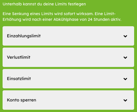 Limits bei Uberlucky
