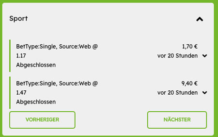 Echte Wette bei Uberlucky