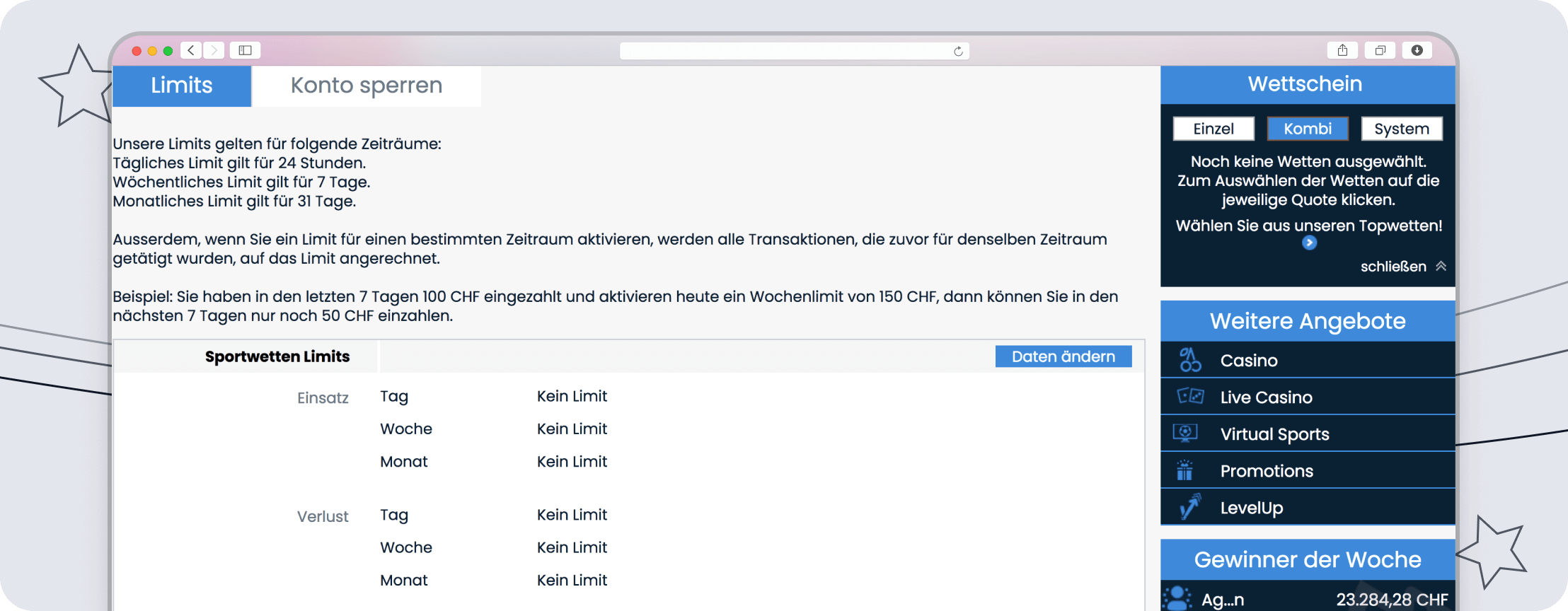 Wettigo Sicherheit