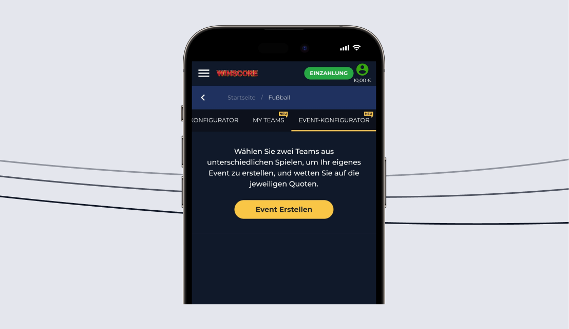 Winscore Carousel - 1 Eventkonfigurator
