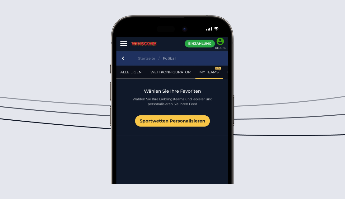 Winscore Carousel 3 - MyTeams - mobil