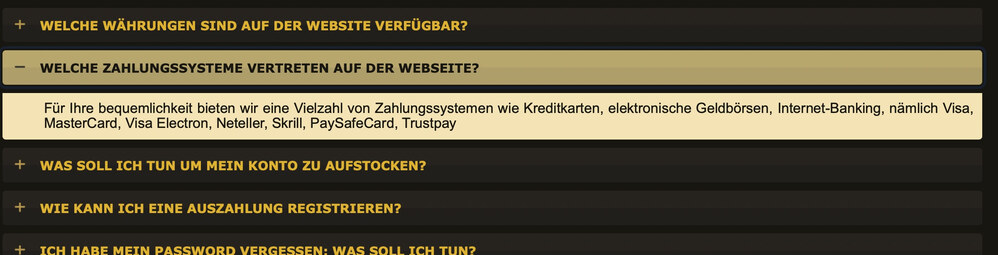 ArgoCasino Zahlungen