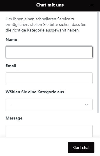 Live-Chat von Babibet