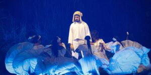 Bad Bunny bei einem Auftritt