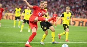 Harry Kane vom FC Bayern gegen Dortmund