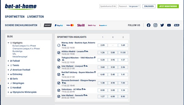 bet-at-home screenshot