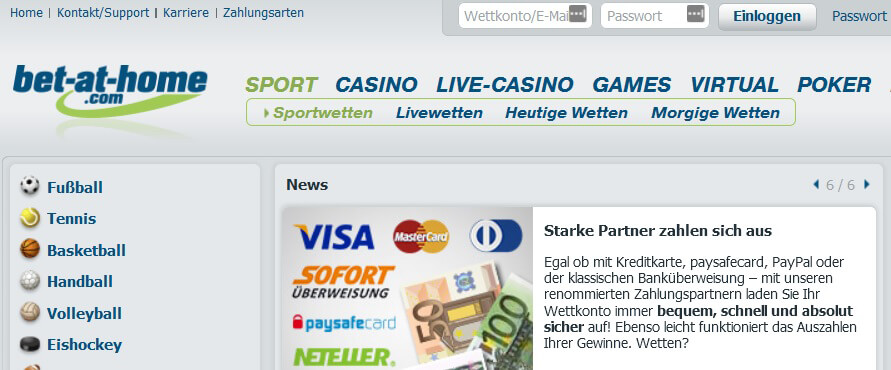 bet-at-home.com support kundenservice kontakt