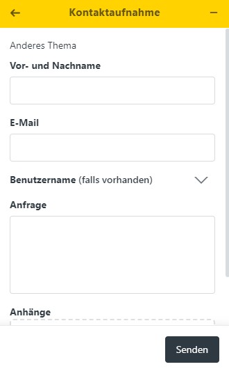 Kontaktaufnahme bet3000