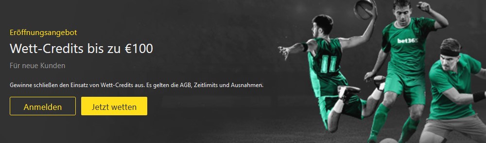 Neukundenbonus bei bet365