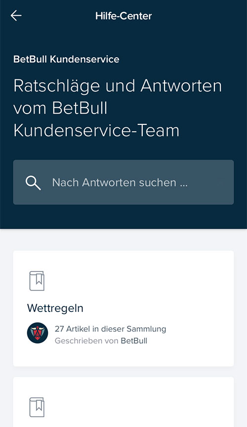 BetBull Sportwetten Erfahrungen – Service und Support