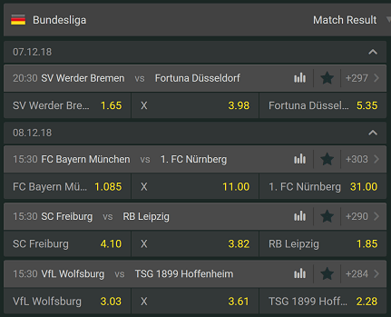 Betcart Bundesliga Sportwetten