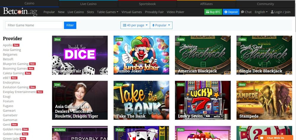 betcoin.ag online casino