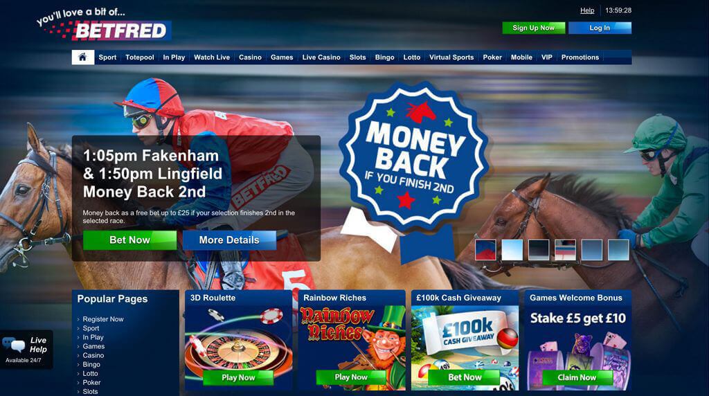 Betfred Optik & Design (Quelle: Betfred)