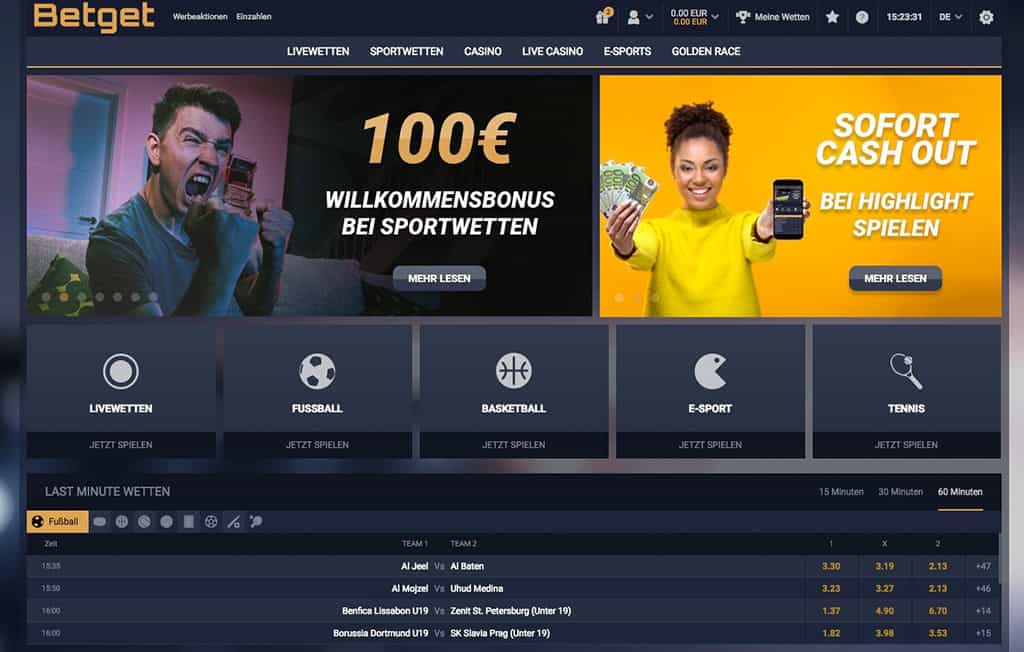 Betget Sportwetten Erfahrungen – Optik und Design