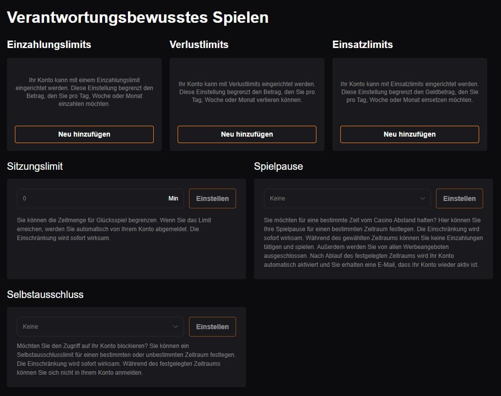 Verantwortungsvolles Spielen von BetHeat Sportwetten