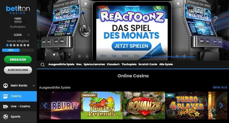 Betiton Sportwetten Erfahrungen – Weitere Angebote