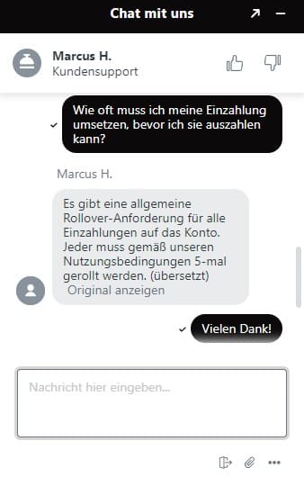 Live-Chat von Betonic