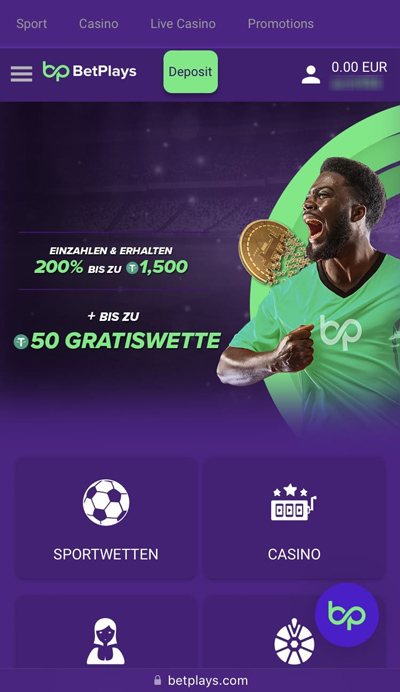 Mobile Ansicht von BetPlays