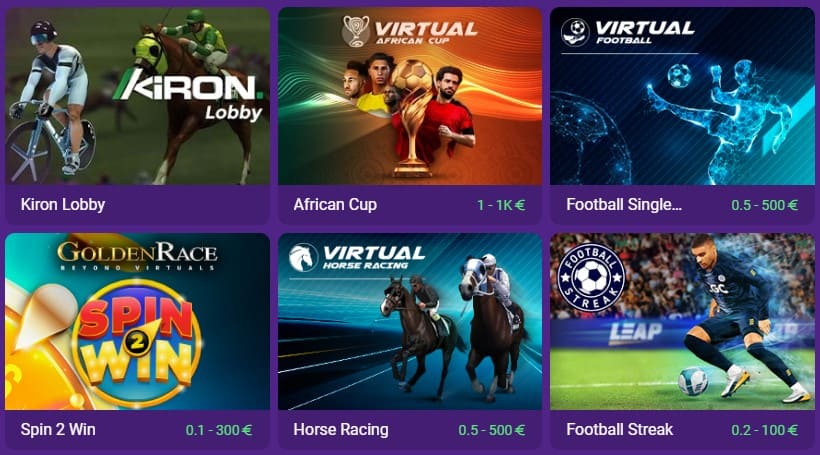 Virtuelle Wetten von BetPlays