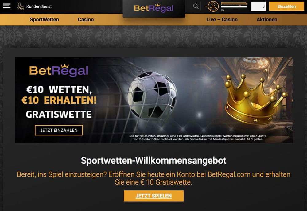 Betregal Sportwetten Erfahrungen – Optik und Design