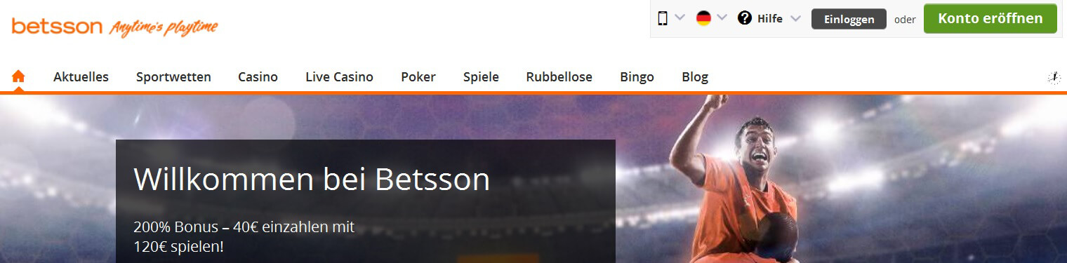 Betsson Kontakt Kundenservice Support