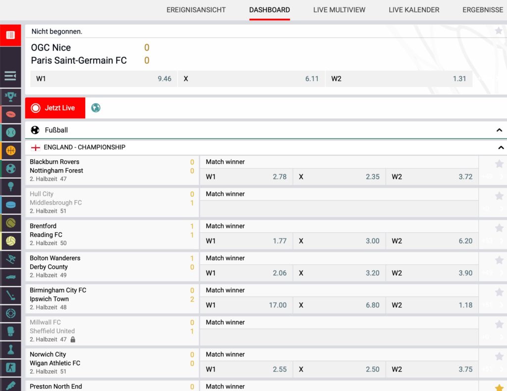 betsupremacy Sportwetten Live Wetten-Center