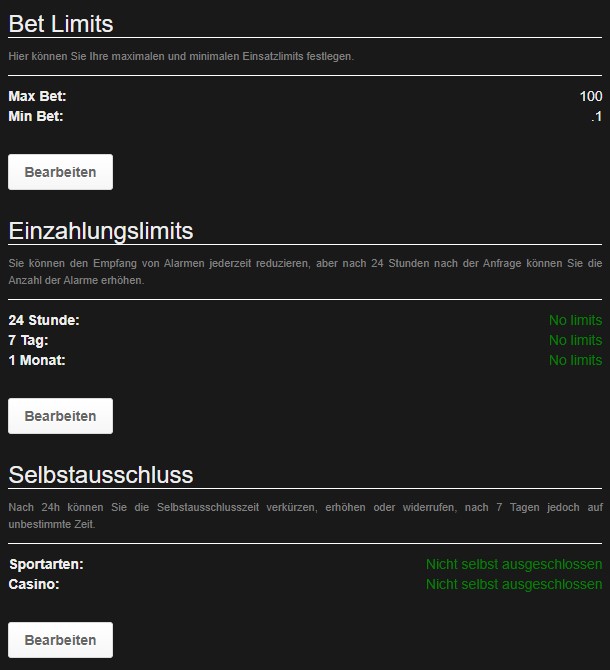 Spielsuchtprävention bei BetWorld247