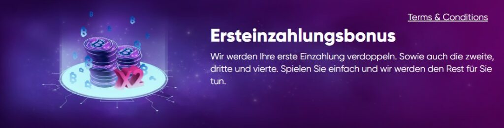 Einzahlungsbonus von BitDice