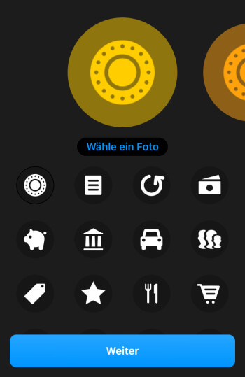bunq – Bild wählen