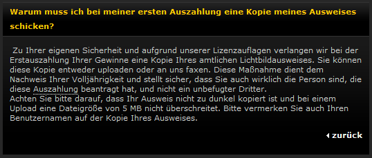 Sportwetten Auszahlung mit Ausweis – auch ohne beim Wettanbieter?
