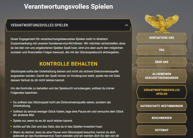 Verantwortungsvolles Spielen bei Casinoly